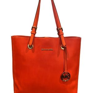 Michael Kors Orange large tote bag